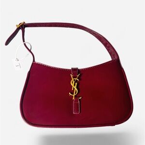 Yves Saint Laurent Deep Red Shoulder Bag
